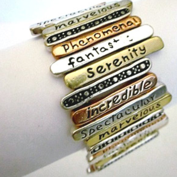 Inspirational Stretchable Bangle - Picture 2 of 3